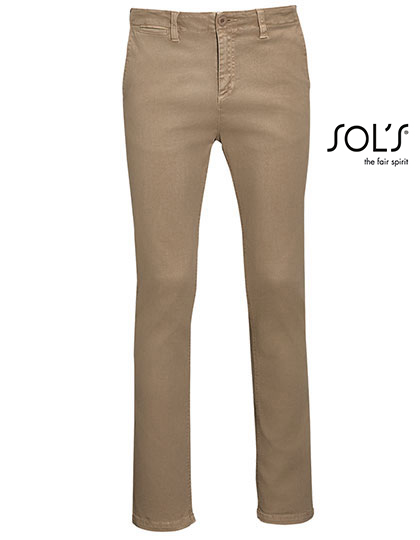 Men´s Chino Trousers Jules - Length 35 Chestnut 56