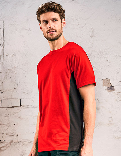 Unisex Contrast-T Fire Red / Charcoal (Solid) 5XL