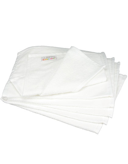 SUBLI-Me® All-Over Gästehandtuch White 30 x 50 cm