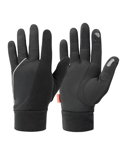 Elite Running Gloves Black S