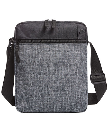 Crossbag Elegance Black / Grey-Sprinkle 22 x 28 x 5 cm