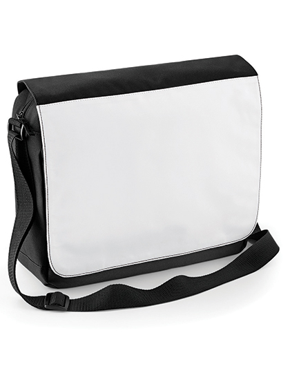 Sublimation Messenger Bag Black 36 x 30 x 11,5 cm