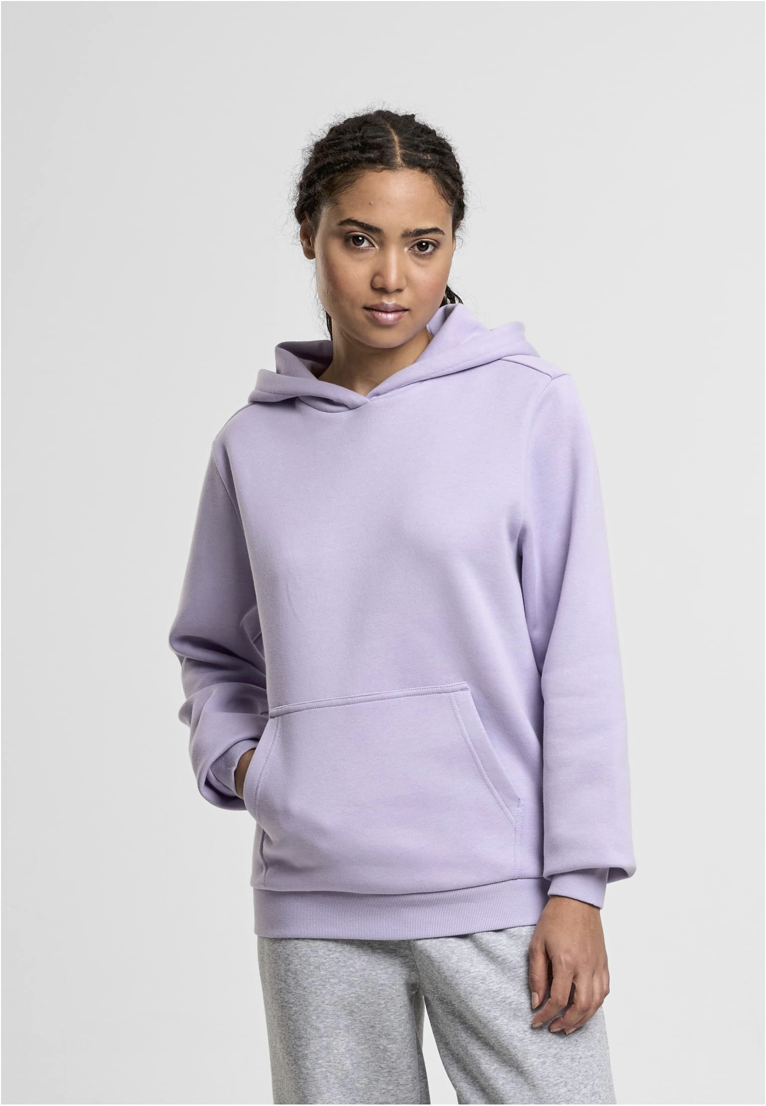 Build Your Brand Ladies Fluffy Hoody