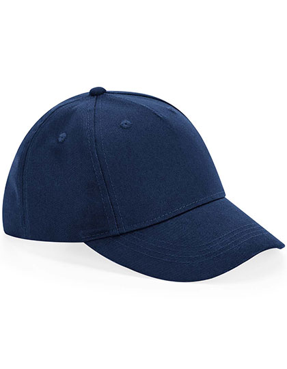 Beechfield Junior Organic Cotton 5 Panel Cap Navy