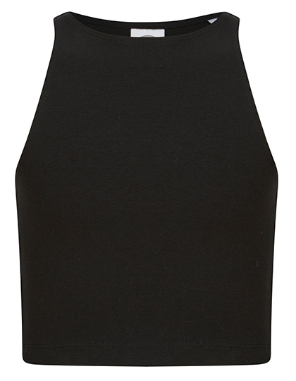 Kids´ Cropped Top Black 9-10 years