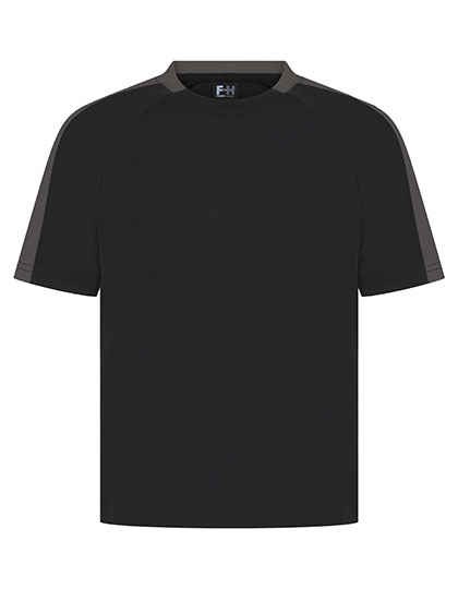 Kids Team T-Shirt Black / Gunmetal Grey 13 years