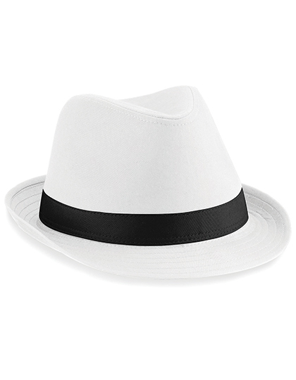Beechfield Fedora White
