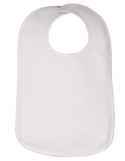 Bib Interlock Double Layer White One Size