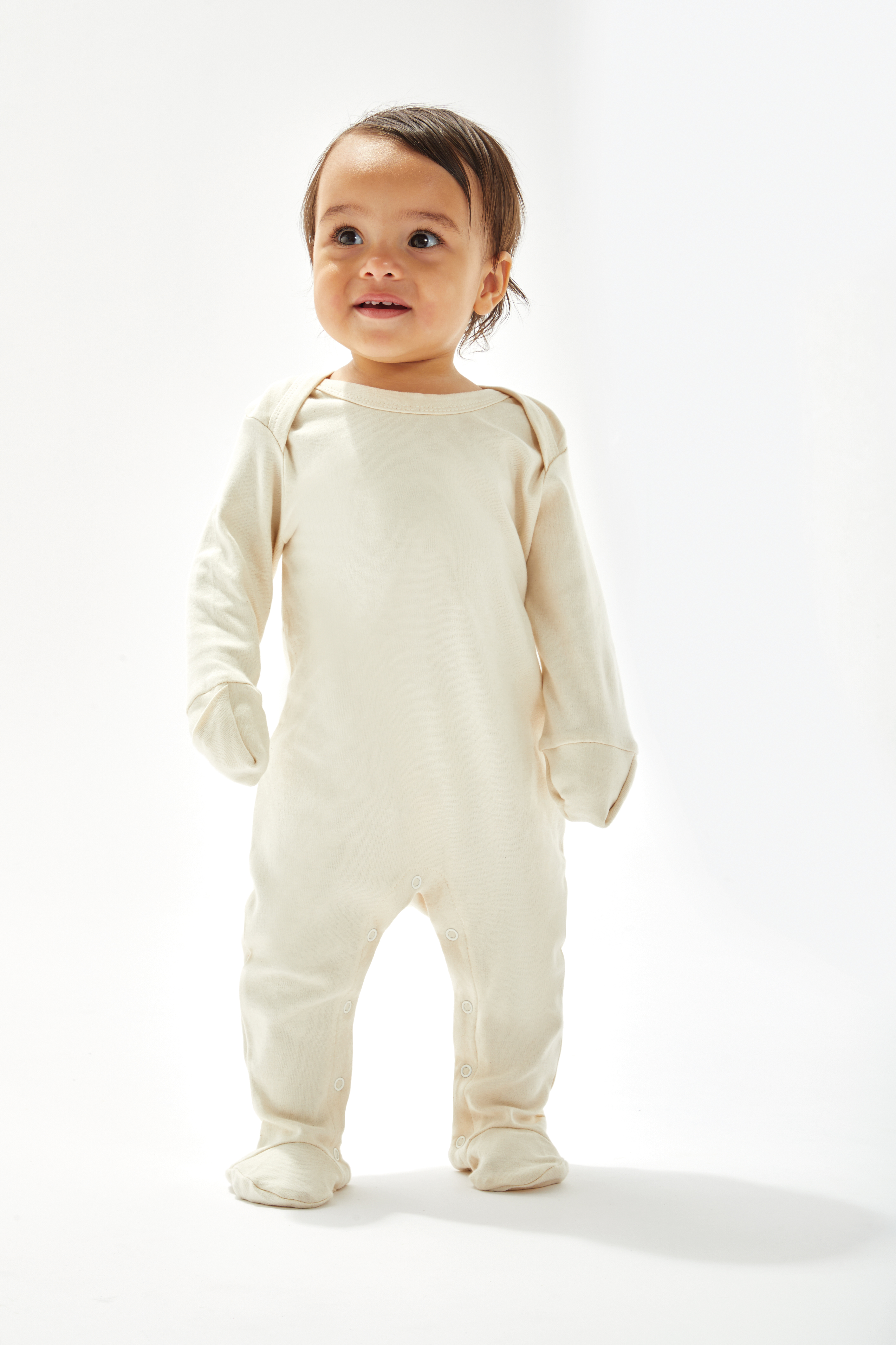 Baby Sleepsuit With Scratch Mitts