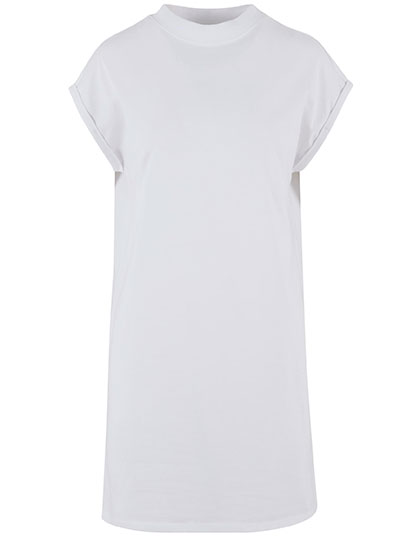 Ladies Extended Shoulder Dress White 5XL