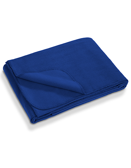 Recycled Fleece Blanket Royal 175 x 140 cm
