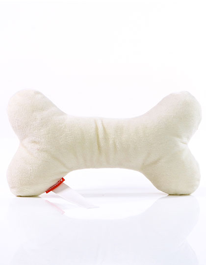 MiniFeet® Hundespielzeug Knochen mit Quietschfunktion Creme One Size