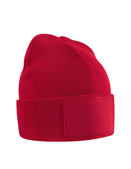 Beechfield Kids Original Patch Beanie Classic Red