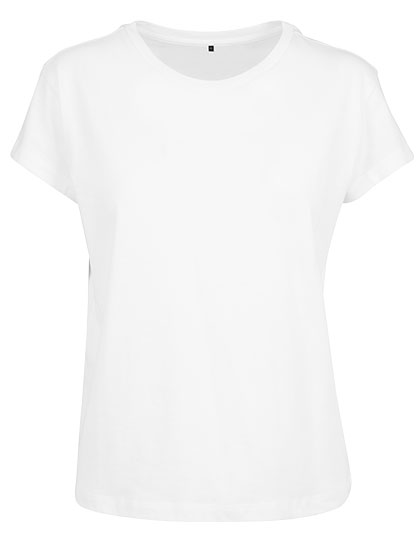 Build Your Brand Damen Box Tee White 5XL