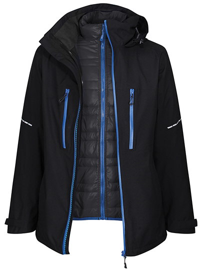 X-Pro Evader III 3in1 Jacket Black / Oxford Blue 3XL