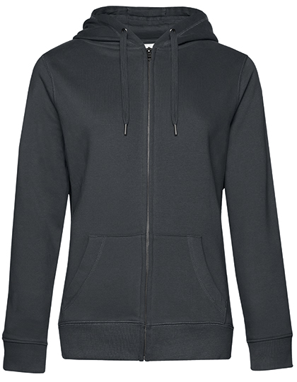 QUEEN Zipped Hood Jacket_° Asphalt L