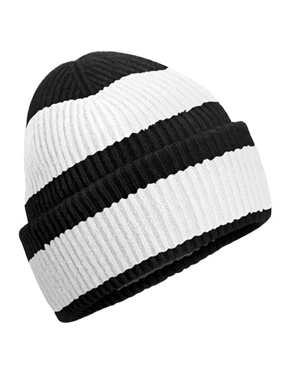 Beechfield Colour Block Beanie Black