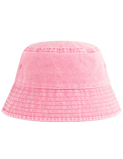 Beechfield Junior Vintage Bucket Hat Vintage Dusky Pink