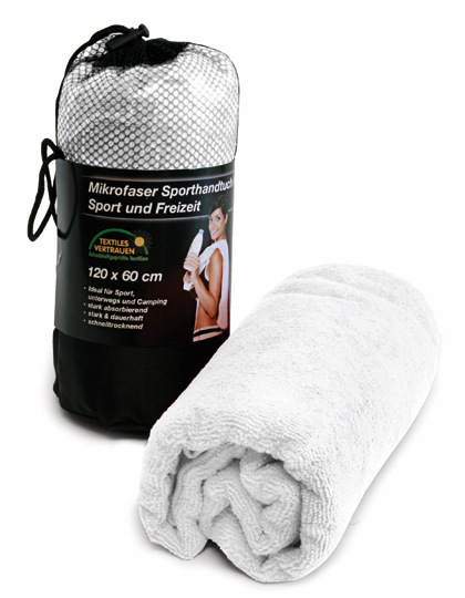 Sport-Handtuch White 60 x 120 cm