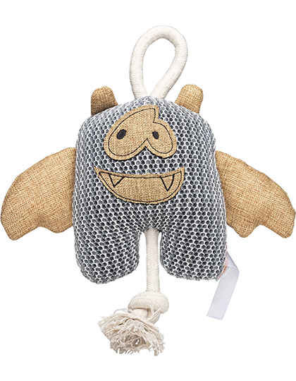 MiniFeet® Hundespielzeug Fledermaus Grey One Size