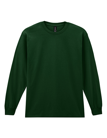 Gildan Ultra Cotton™ Long Sleeve T-Shirt Forest Green