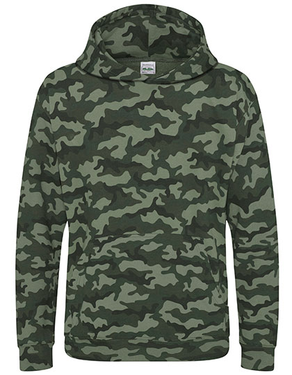 Kids´ Camo Hoodie Green Camo 12/13 (XL)