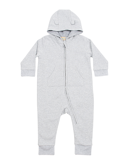 Toddler Fleece All In One Heather Grey 24/36 months