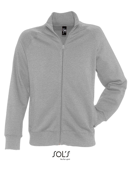 Men´s Zipped Jacket Sundae Deep Grey Melange XXL