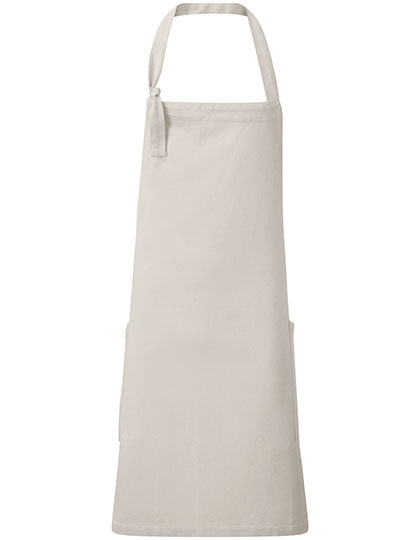 'Regenerate' Bib Apron Natural Denim (ca. Pantone 4755C) 86 x 72 cm