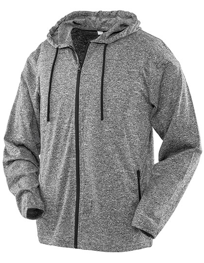 Men´s Hooded Tee-Jacket Marl Grey XXL