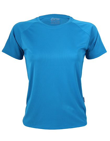 Ladies´ Rainbow Tech Tee Azure Blue XL