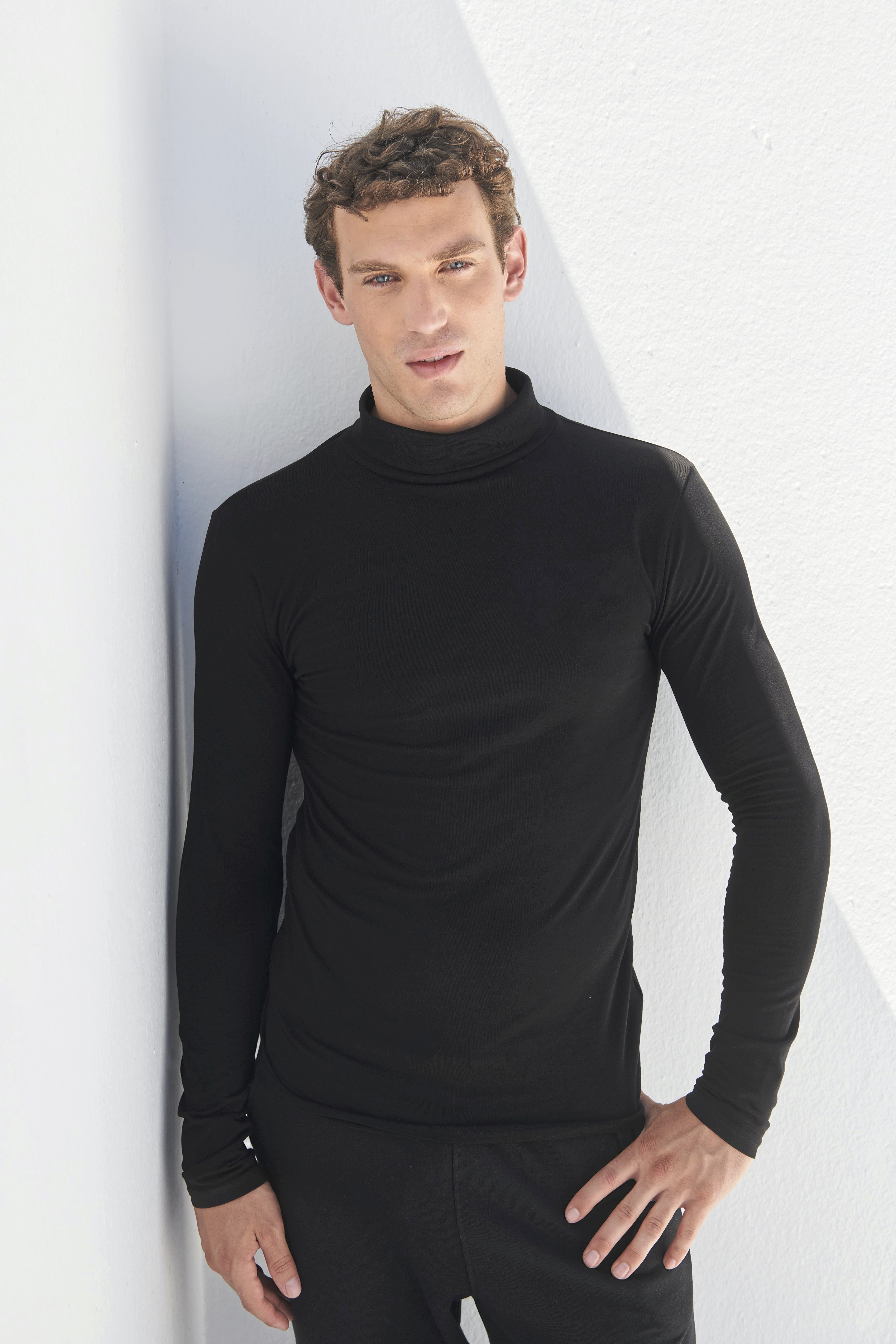 Men´s Feel Good Stretch Roll Neck Top
