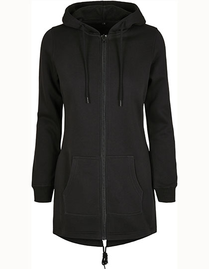 Build Your Brand Damen Sweat Parka Black 5XL