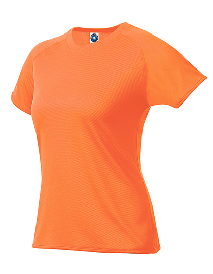 Ladies´ Sport T-Shirt Fluorescent Orange XS