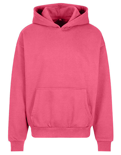 Build Your Brand Ultra Heavy Oversized Hoody Hibiskus Pink 5XL