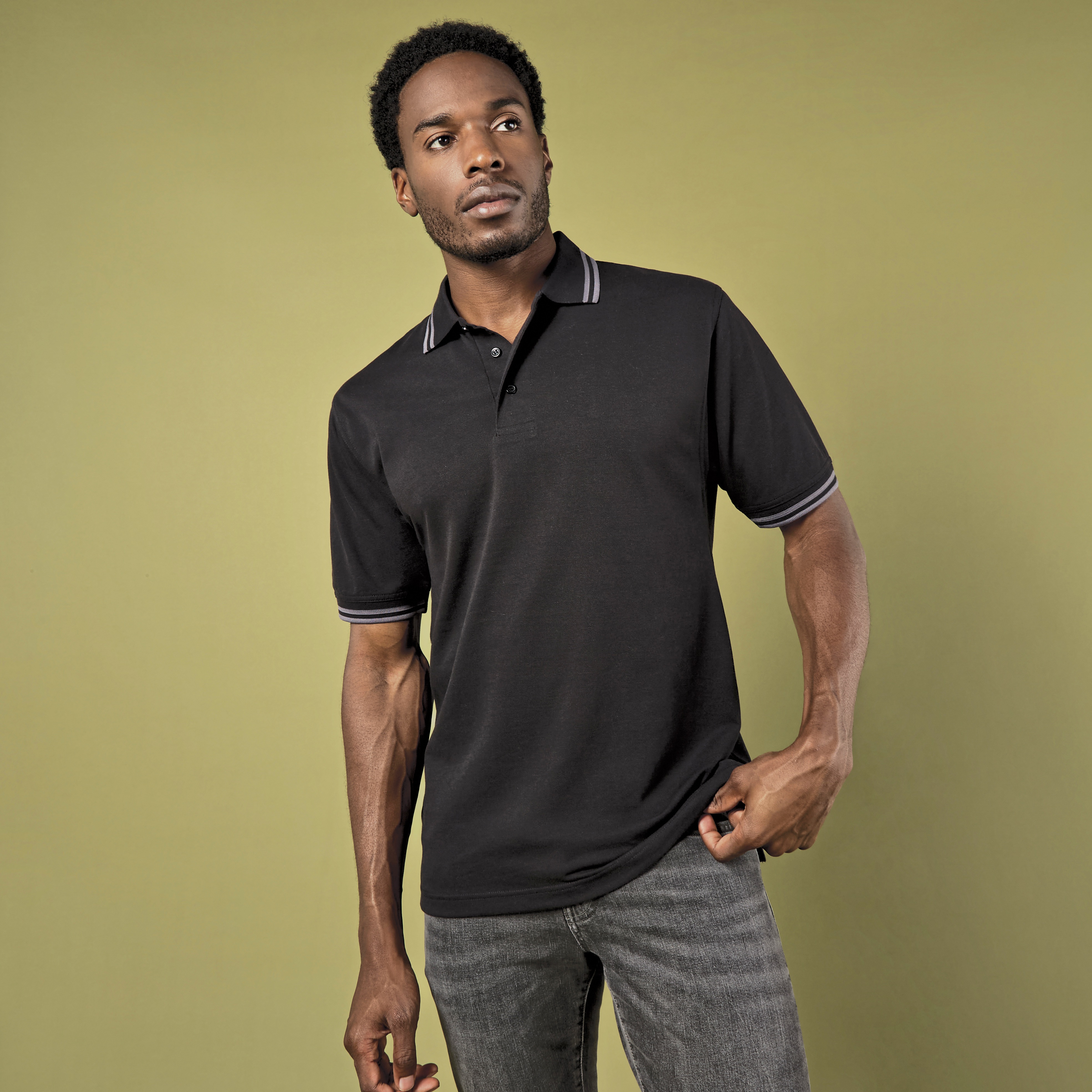 Classic Fit Superwash® 60º Tipped Collar Polo