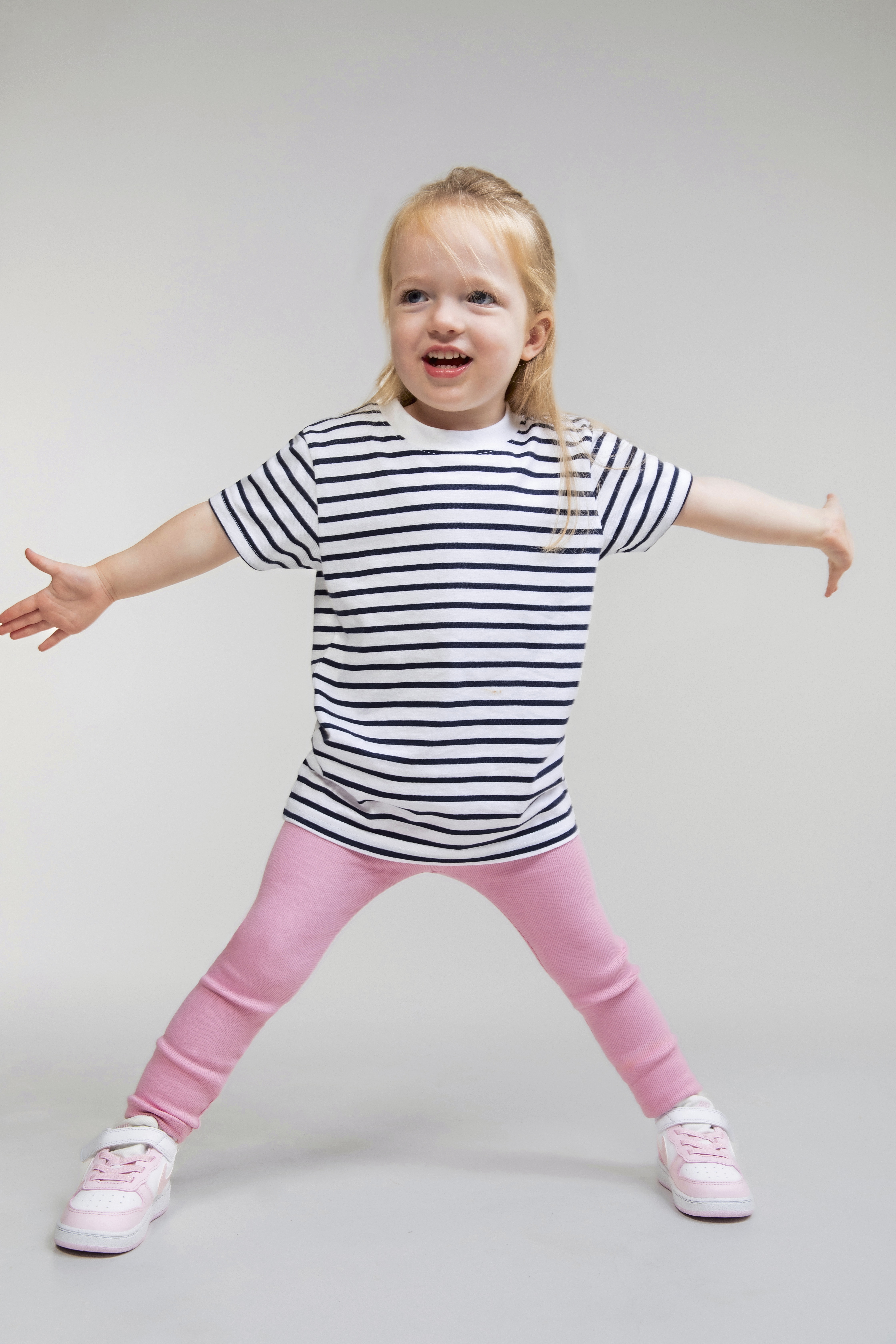 Short Sleeved Stripe T Shirt