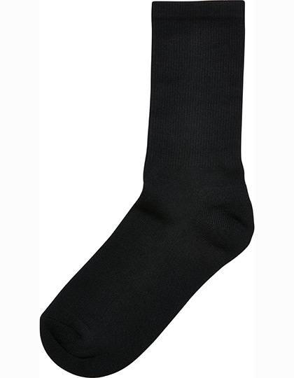Build Your Brand Crew Socks Black 47-50