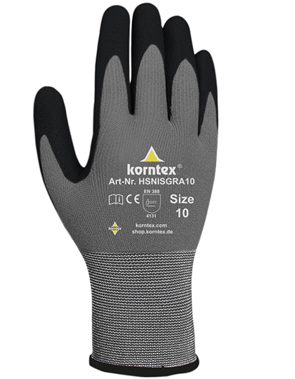 Elastic Nitrile Foam Gloves Izmir Black 6