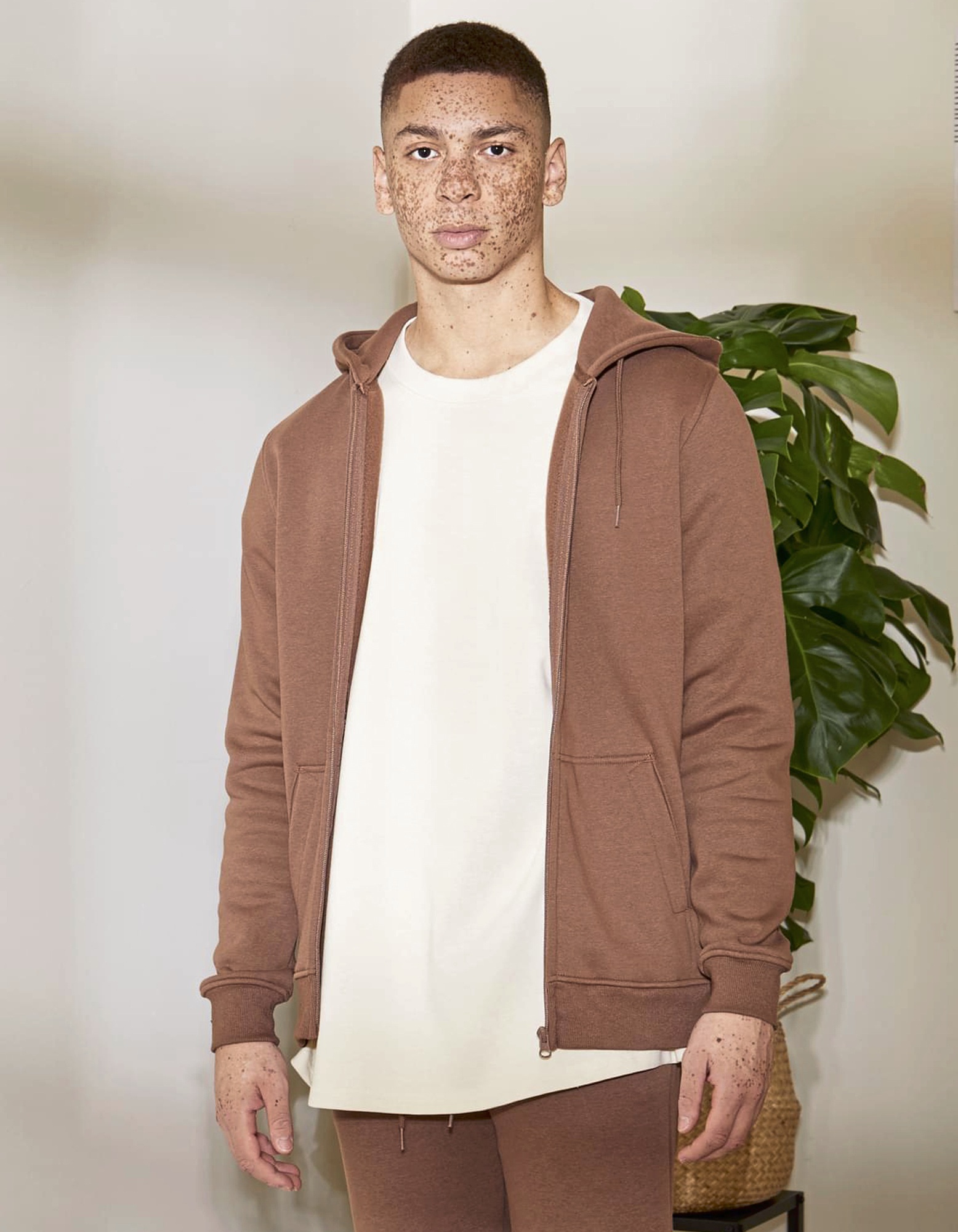 Build Your Brand Heavy Zip Hoody