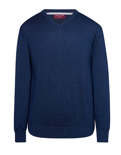 Men´s V-Neck Jumper Boston Navy 3XL