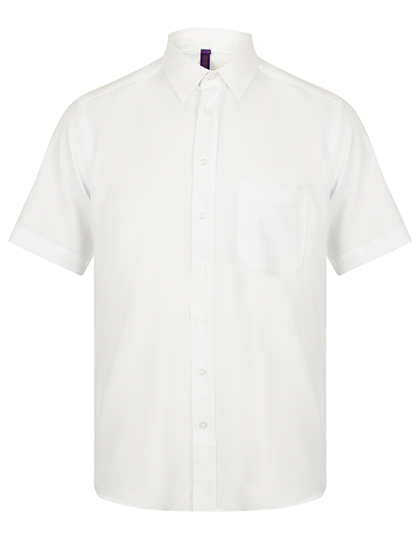 Men´s Wicking Short Sleeve Shirt White 4XL