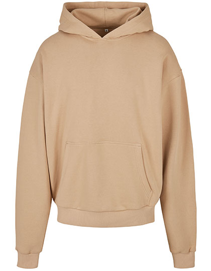 Build Your Brand Ultra Heavy Cotton Box Hoody U. Beige 5XL