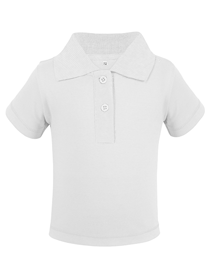 Organic Baby Polo Short Sleeve Teddy 01 White 98-104