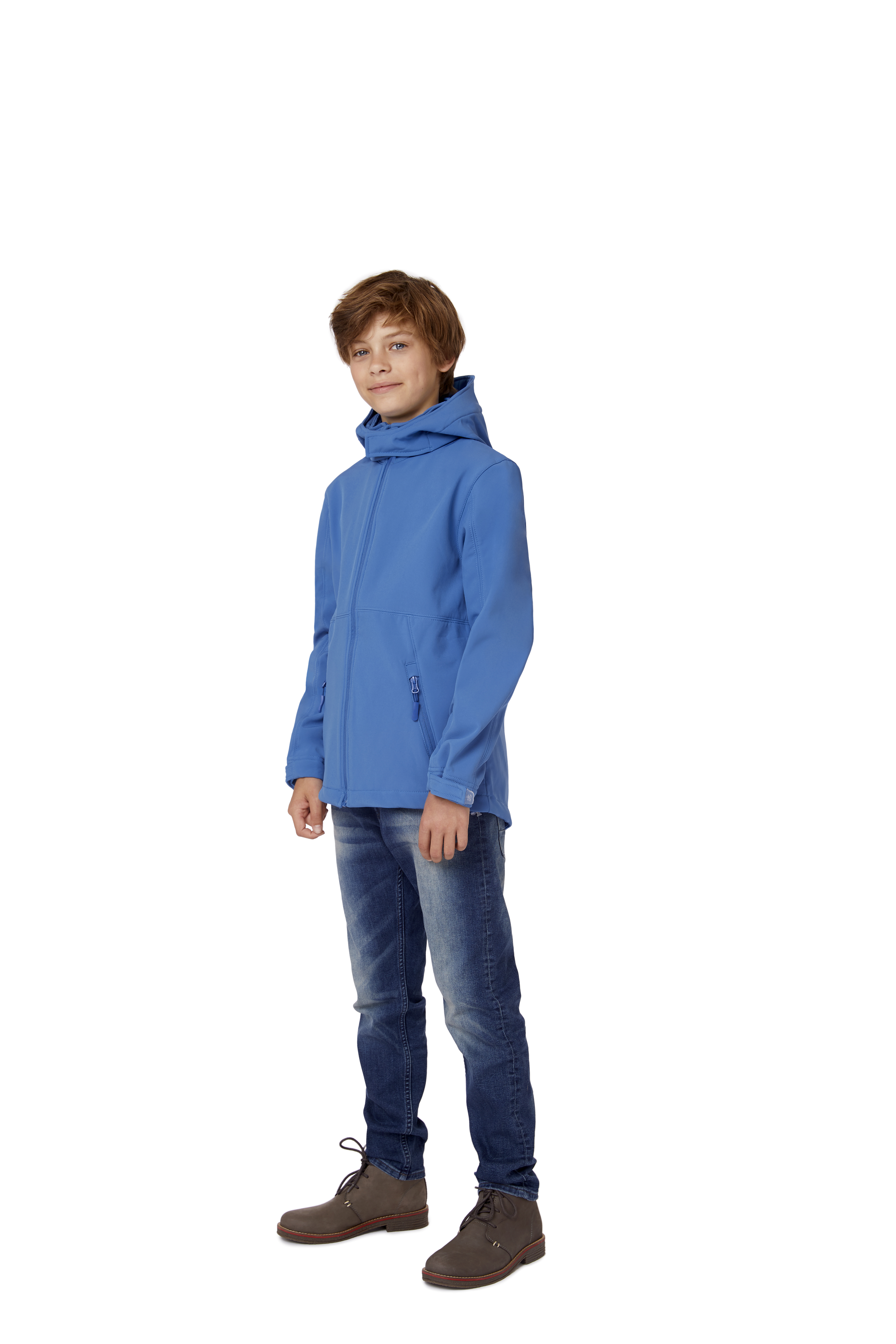 B&C Collection Kids´ Hooded Softshell Jacket
