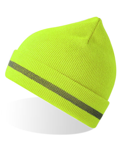 Atlantis Workout Beanie Recycled Yellow Fluo One Size