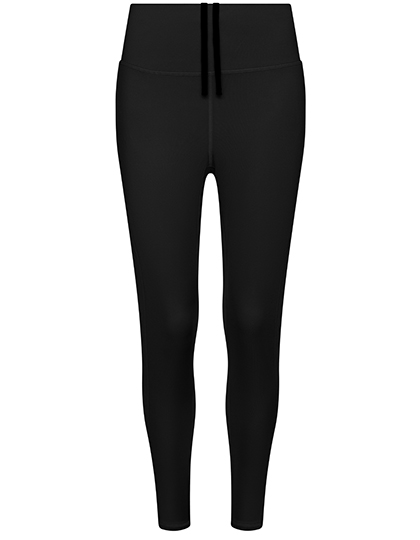 Women´s Recycled Tech Leggings Jet Black 4XL
