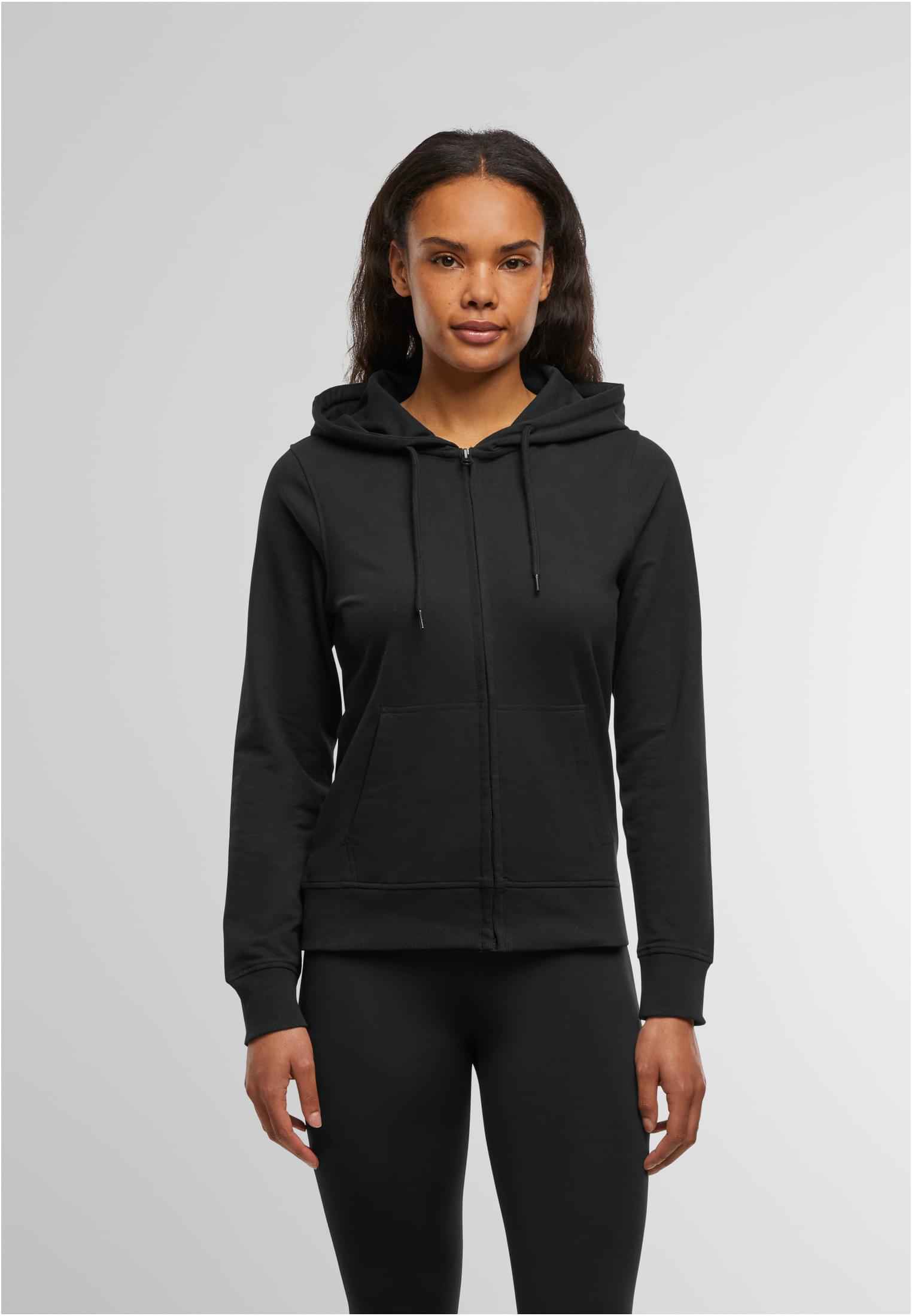 Build Your Brand Damen Terry Zip Hoody