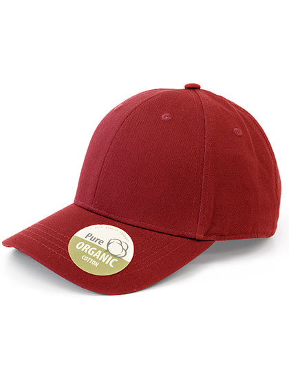 Organic Cotton Cap Red One Size