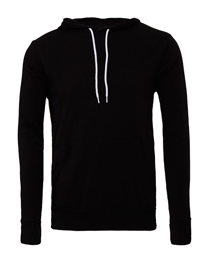 Unisex Sponge Fleece Pullover Hoodie Black XXL